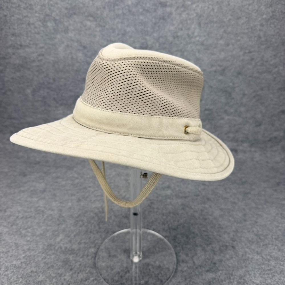Tilley Endurables TM10 Cotton Canvas Mesh Fishing Safari Hat Beige Mens 6 7/8